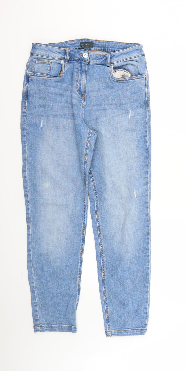 Papaya Womens Blue   Straight Jeans Size 10 L30 in