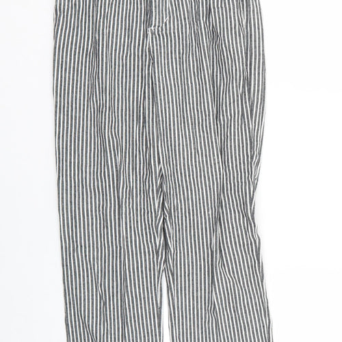 j.galt Womens Grey Striped  Trousers   L23 in