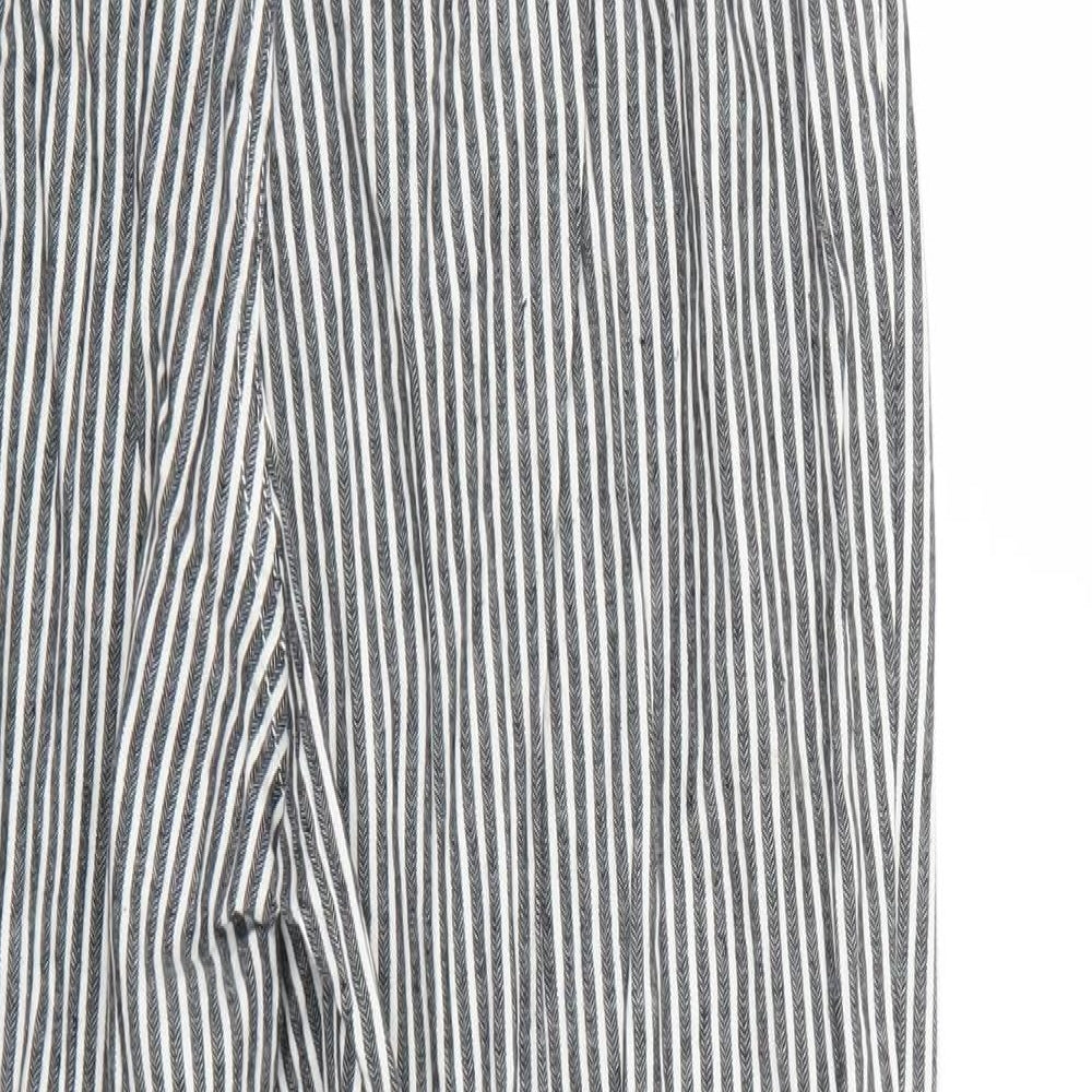 j.galt Womens Grey Striped  Trousers   L23 in