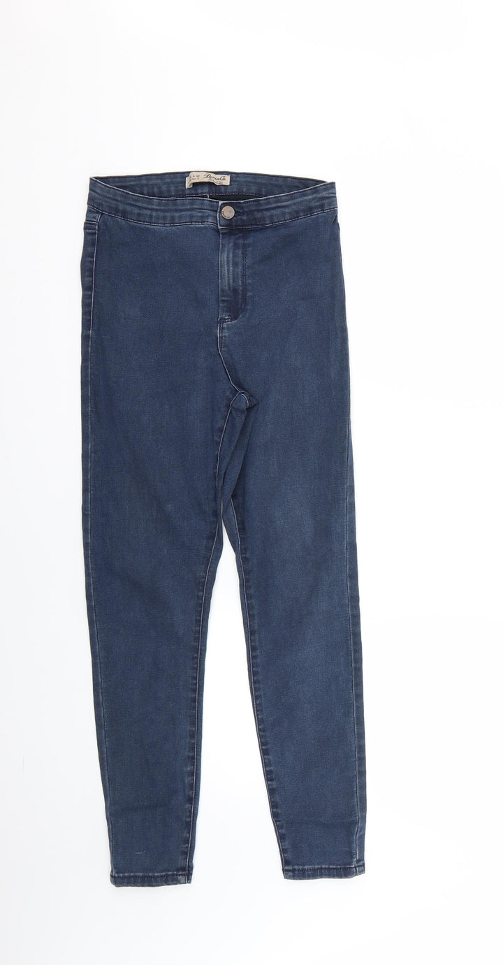 Denim & Co. Womens Blue Skinny Jeans Size 8 L23 in