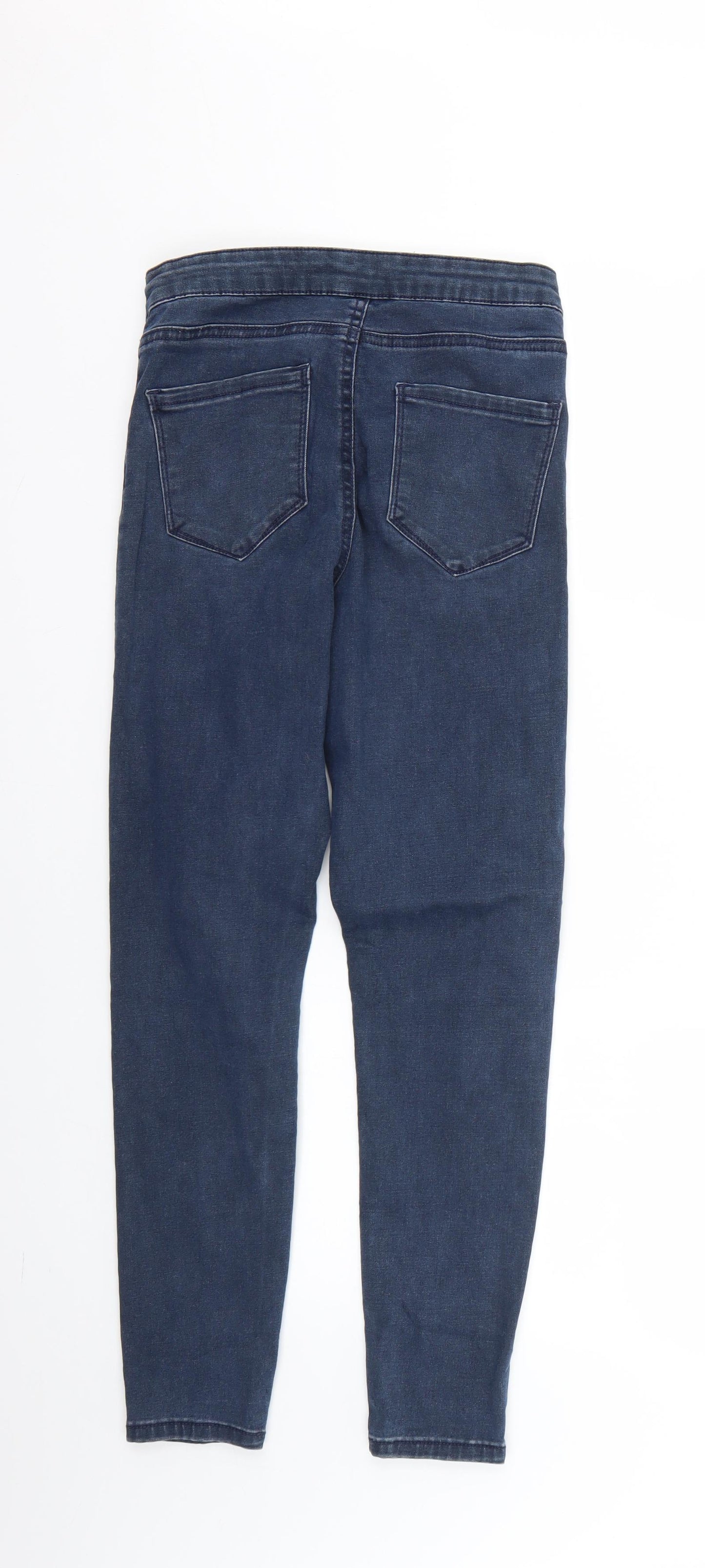 Denim & Co. Womens Blue   Skinny Jeans Size 8 L23 in