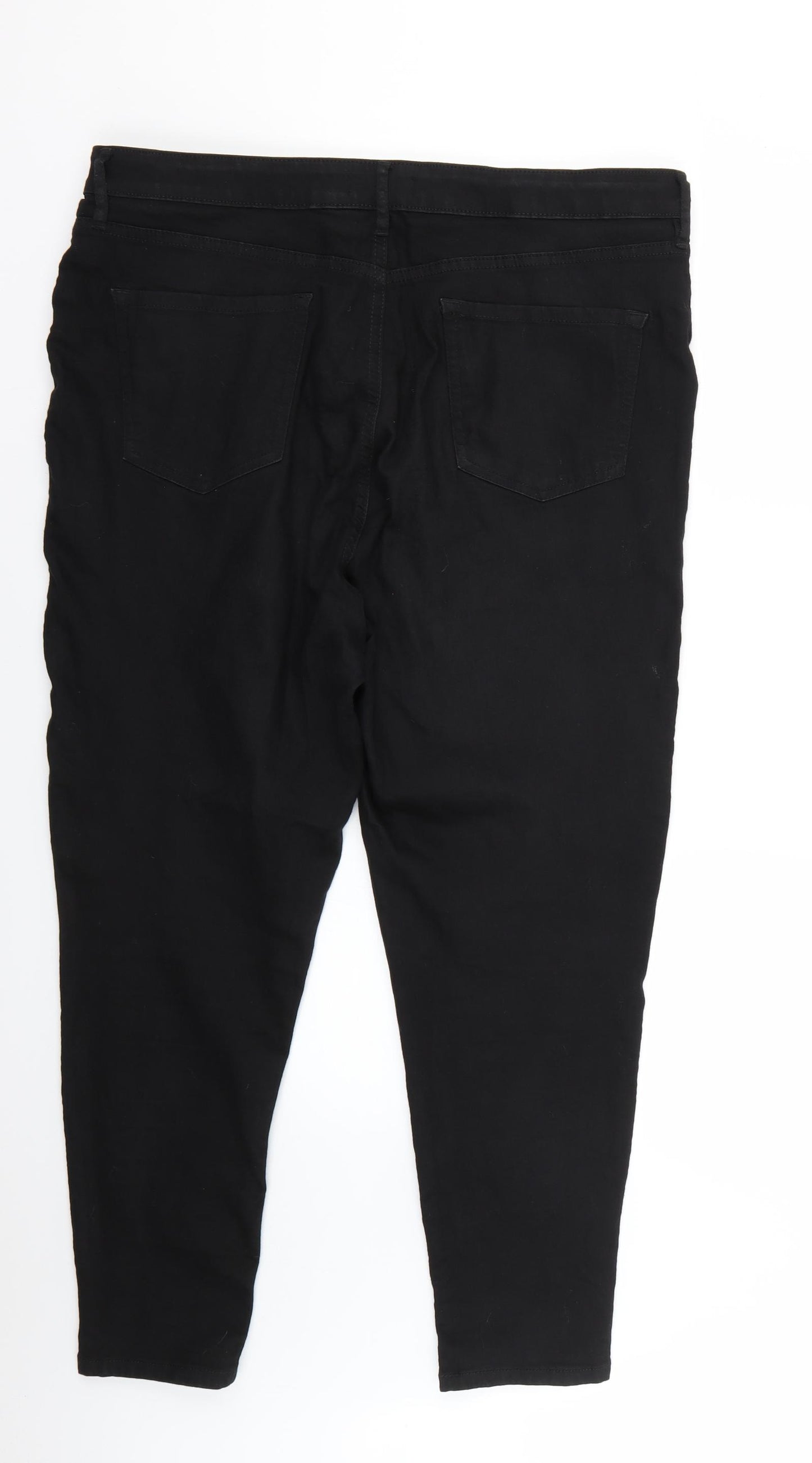 F&F Womens Black   Straight Jeans Size 20 L26 in