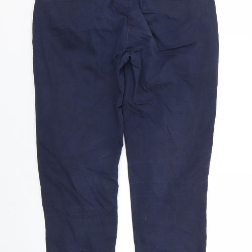 Mango Womens Blue   Trousers  Size 6 L25 in
