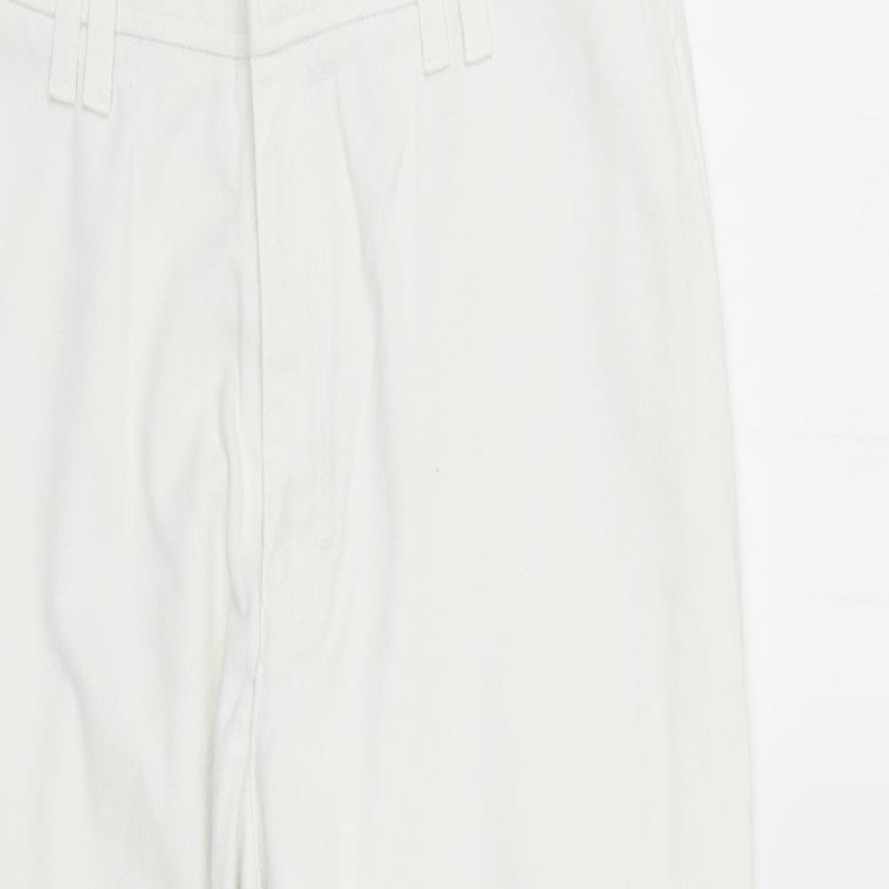 Marks and Spencer Womens White   Straight Jeans Size 14 L26 in