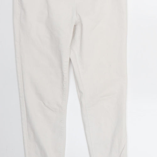 Denim Womens White   Skinny Jeans Size 12 L28 in