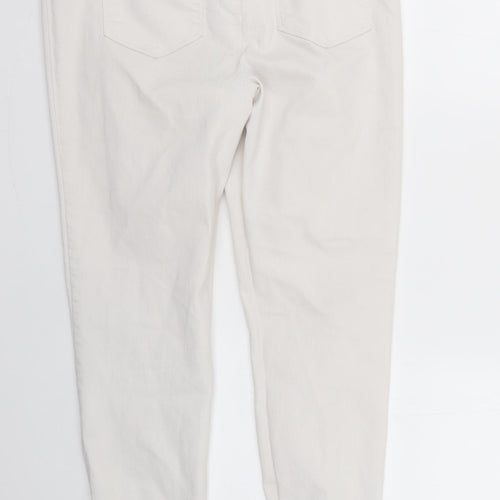 Denim Womens White   Skinny Jeans Size 12 L28 in