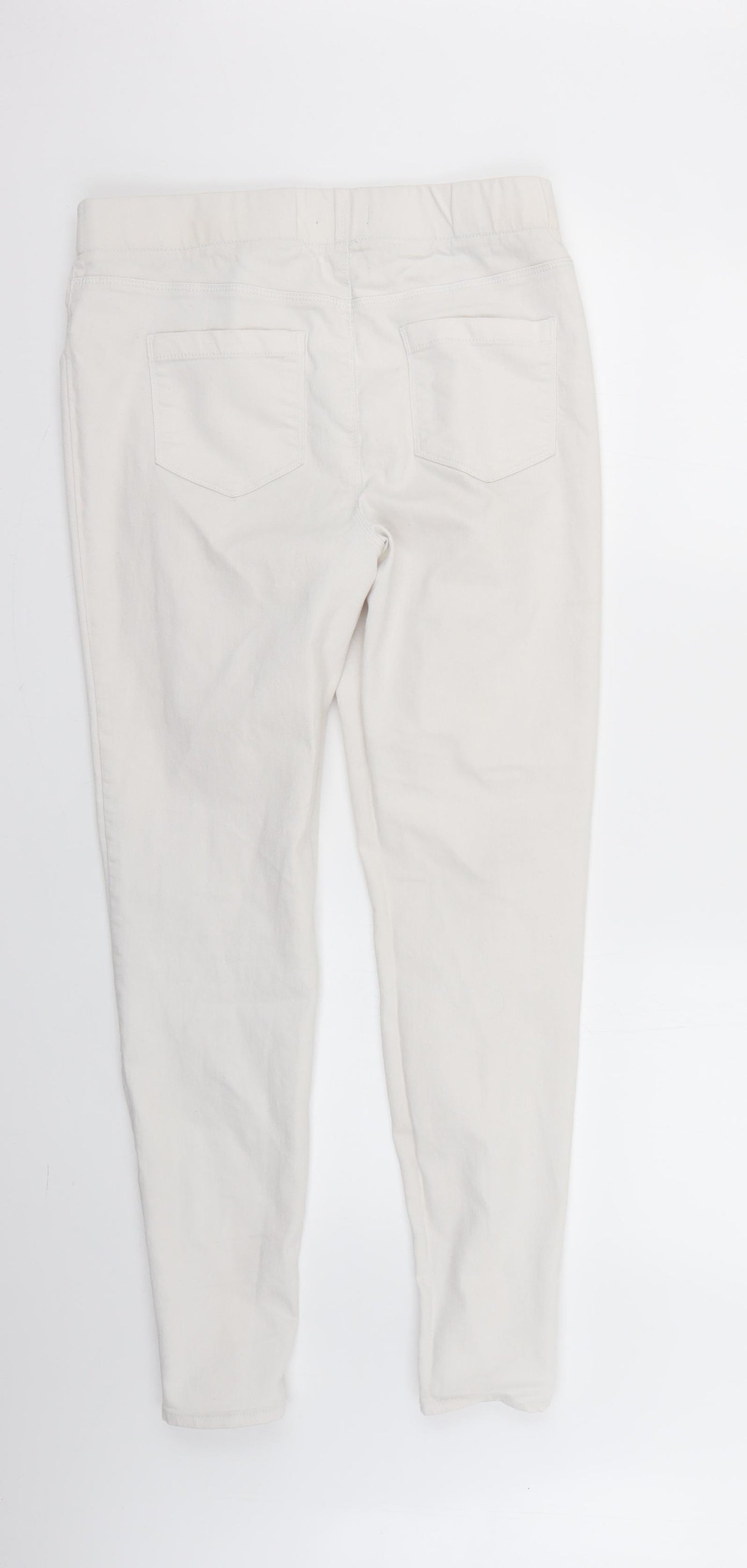 Denim Womens White   Skinny Jeans Size 12 L28 in