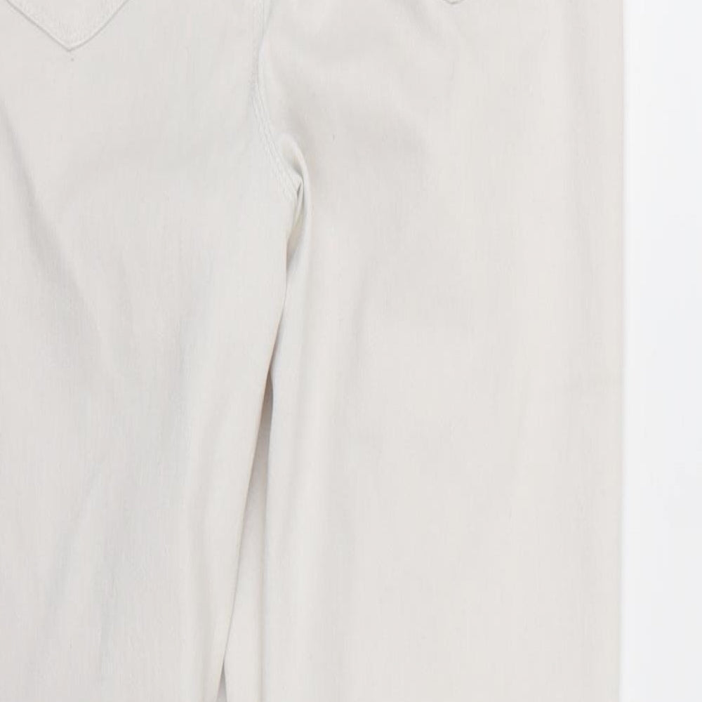 Denim Womens White   Skinny Jeans Size 12 L28 in