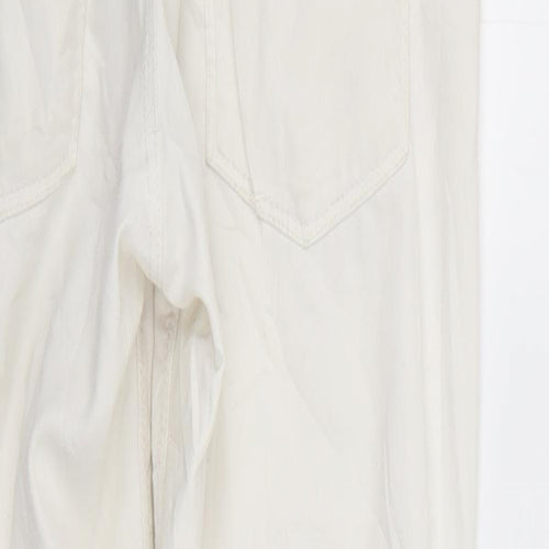 H&M Womens White   Skinny Jeans Size 8 L27 in
