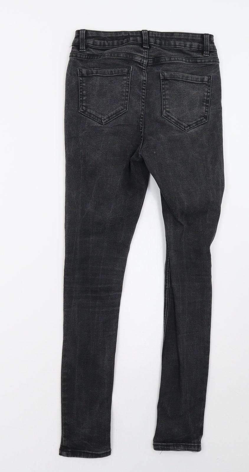 New Look Girls Grey  Damask Skinny Jeans Size 12 Years