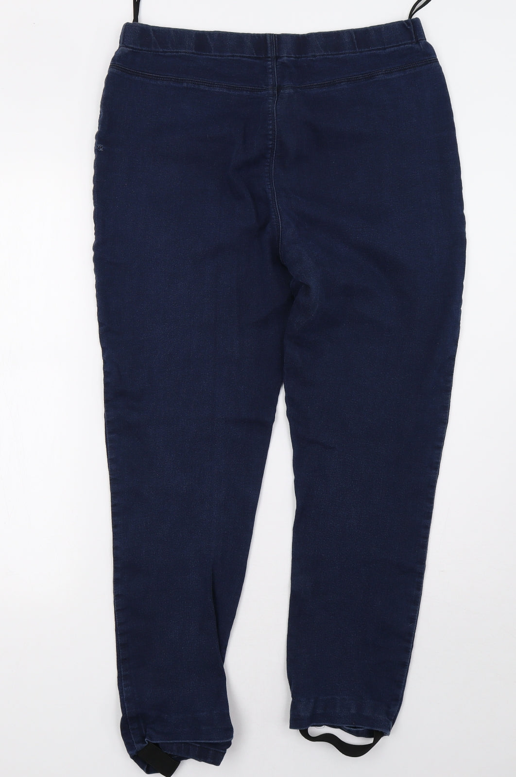 EWM Womens Blue  Denim Jegging Trousers Size 14 L28 in