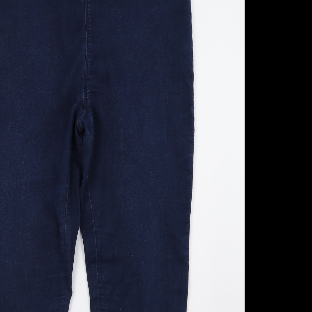 EWM Womens Blue  Denim Jegging Trousers Size 14 L28 in