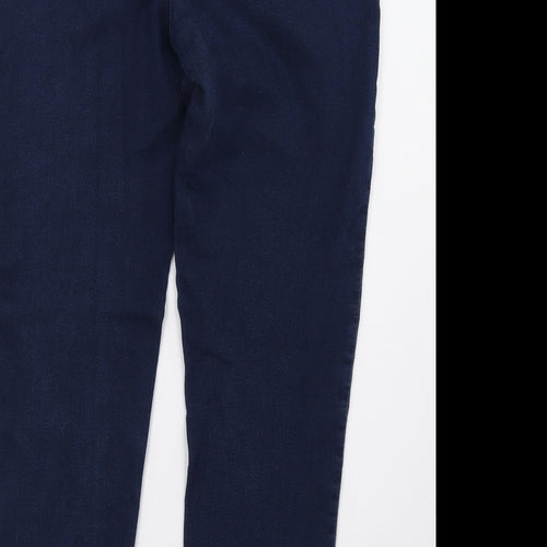 EWM Womens Blue  Denim Jegging Trousers Size 14 L28 in