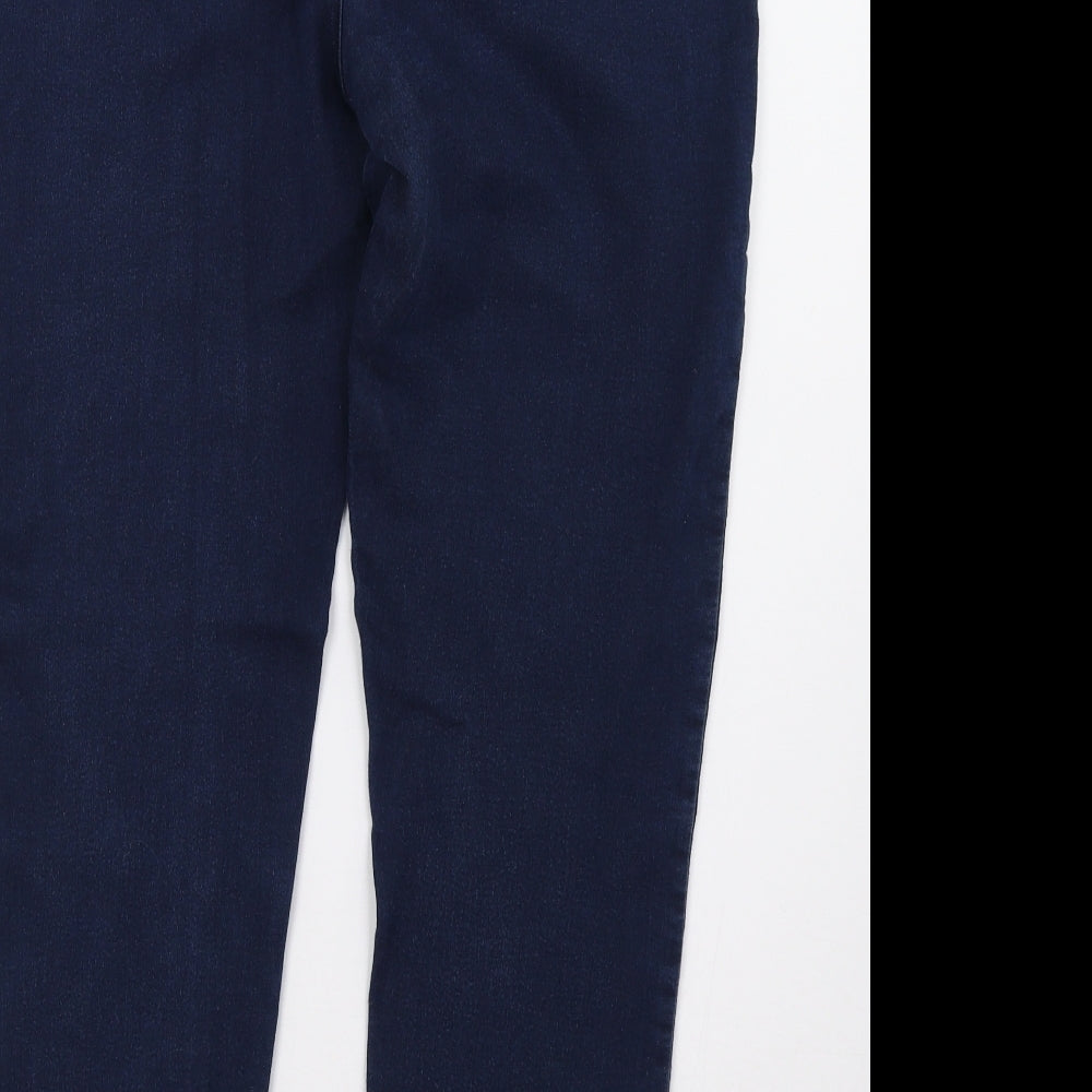 EWM Womens Blue  Denim Jegging Trousers Size 14 L28 in
