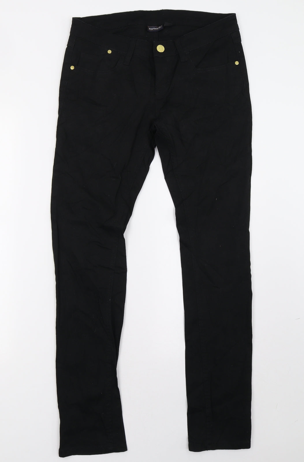 ESMARA Womens Black   Skinny Jeans Size 12 L32 in