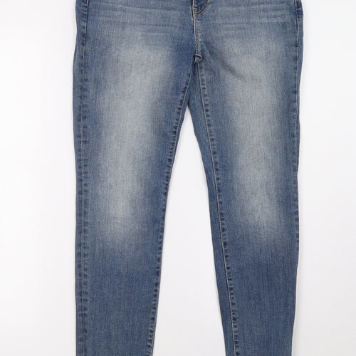 Gap Womens Blue  Denim Straight Jeans Size 28 L28 in