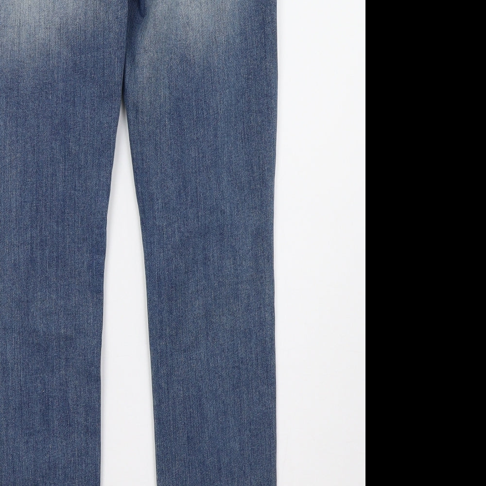 Gap Womens Blue  Denim Straight Jeans Size 28 L28 in
