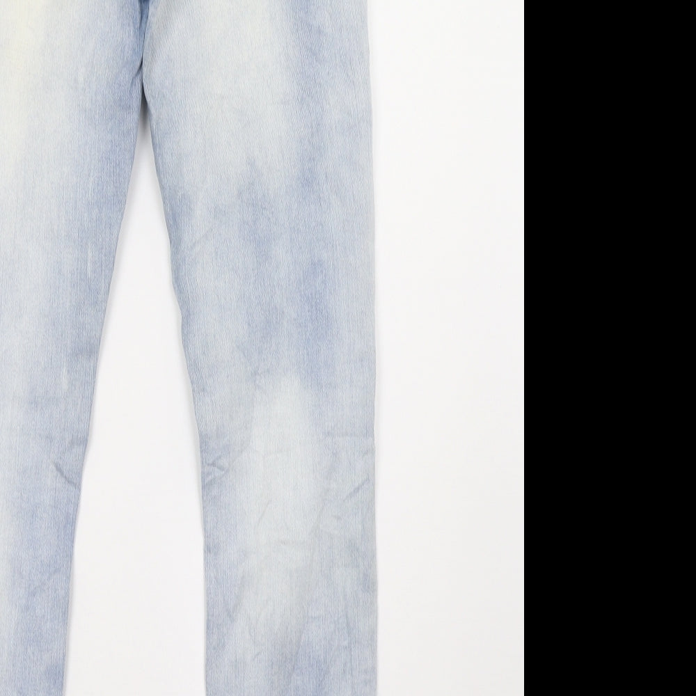 RESERVED Womens Blue  Denim Straight Jeans Size 26 L32 in