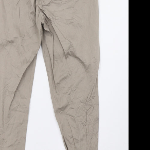VERO MODA Womens Beige   Trousers  Size 12 L28 in