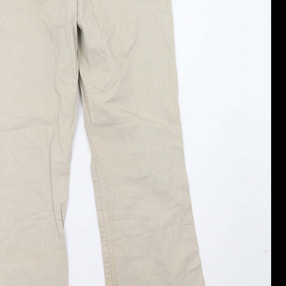 gawik Womens Beige   Wide-Leg Jeans Size 28 L30 in