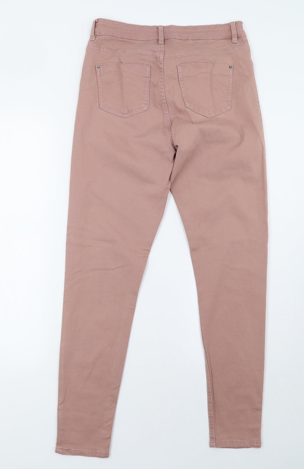 Marks and Spencer Womens Pink  Denim Straight Jeans Size 10 L30 in