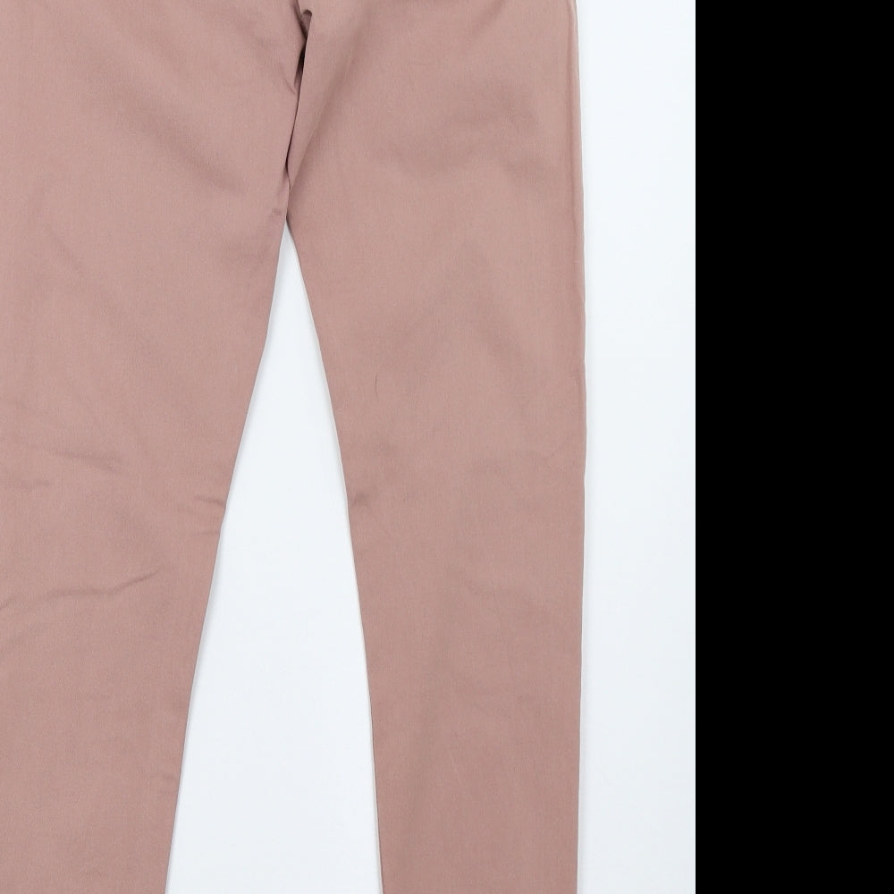 Marks and Spencer Womens Pink  Denim Straight Jeans Size 10 L30 in