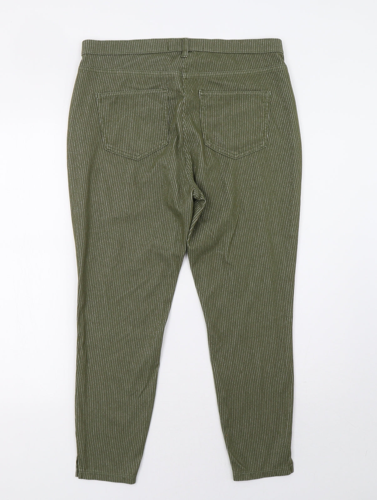 NEXT Womens Green   Jegging Trousers Size 16 L28 in