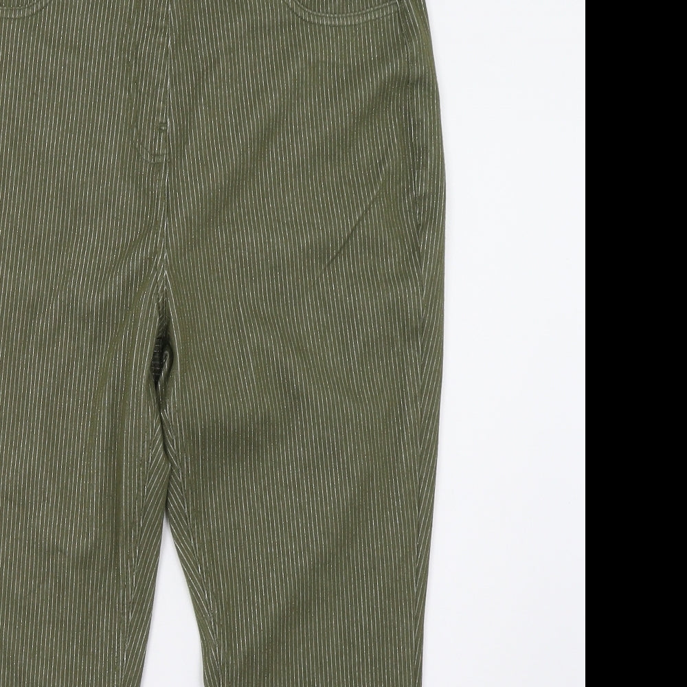 NEXT Womens Green   Jegging Trousers Size 16 L28 in