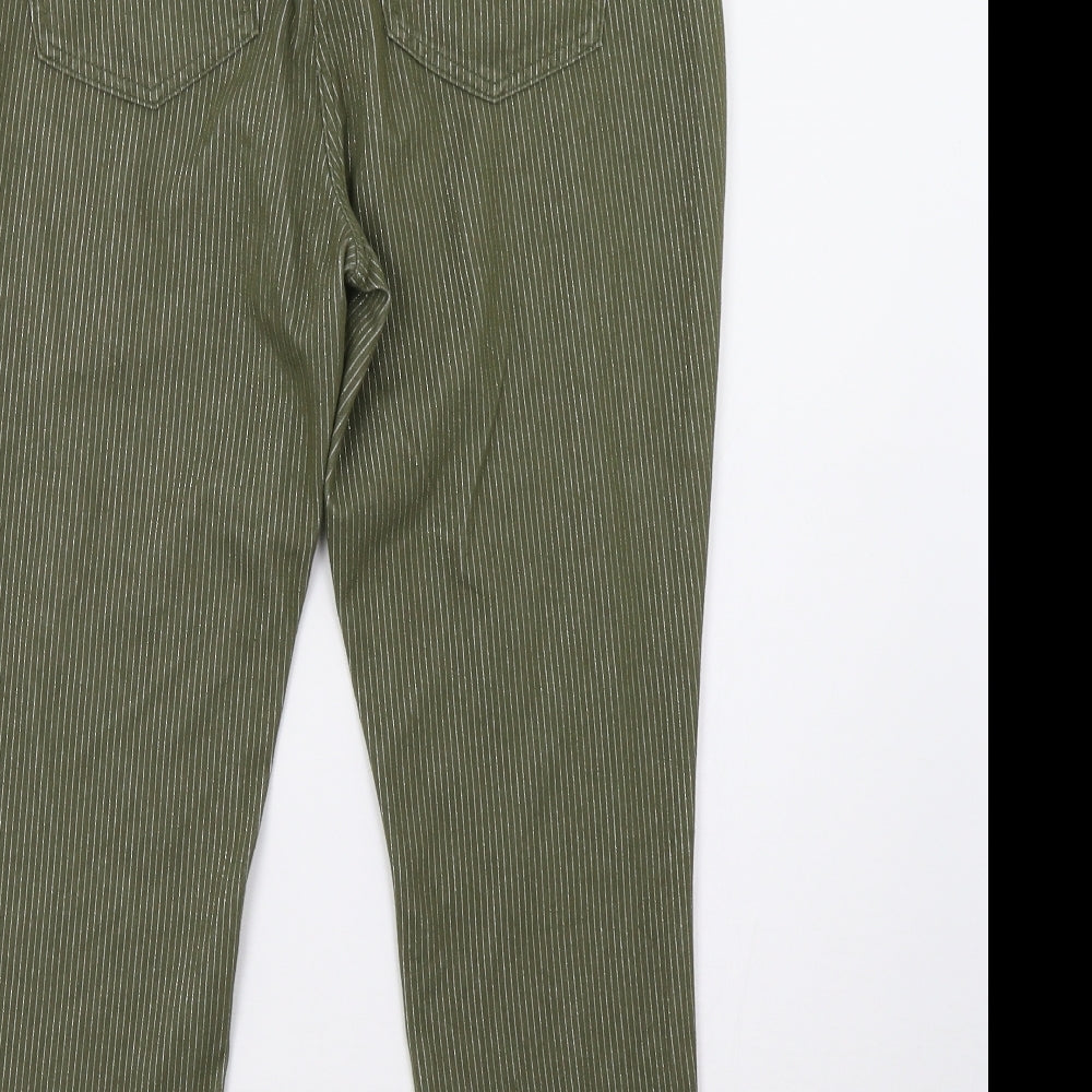 NEXT Womens Green   Jegging Trousers Size 16 L28 in