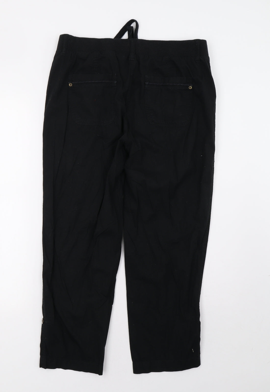 George Womens Black   Trousers  Size 12 L27 in