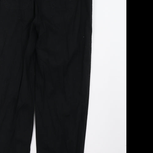 George Womens Black   Trousers  Size 12 L27 in