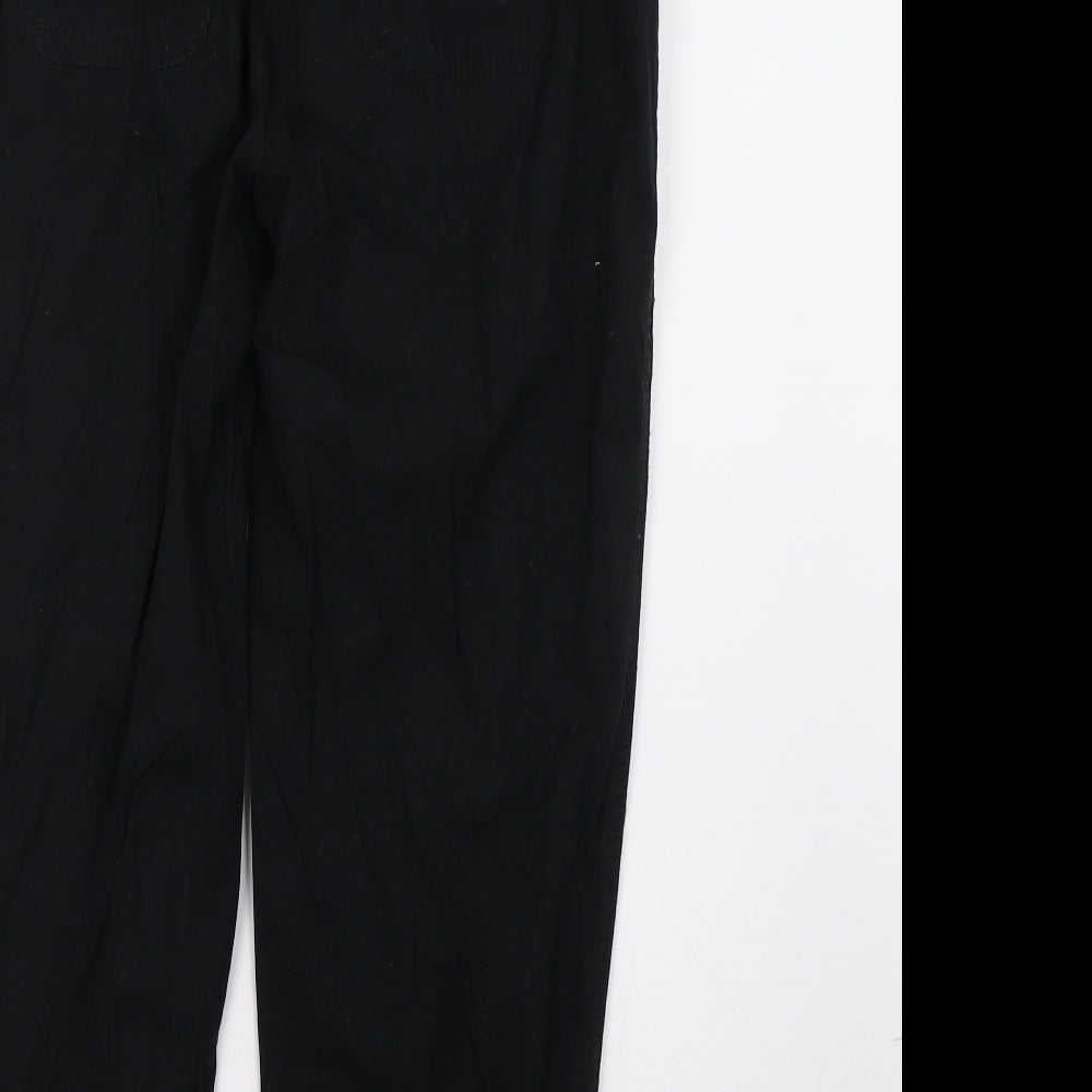 George Womens Black   Trousers  Size 12 L27 in