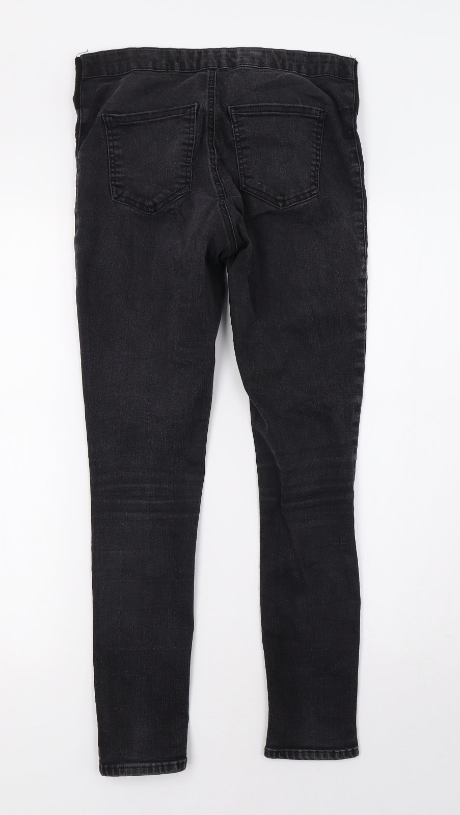 Topshop Womens Black  Denim Skinny Jeans Size 28 L28 in