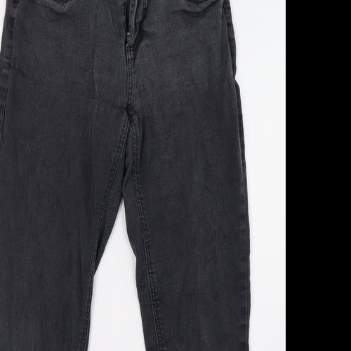 freja Womens Grey  Denim Straight Jeans Size 12 L30 in