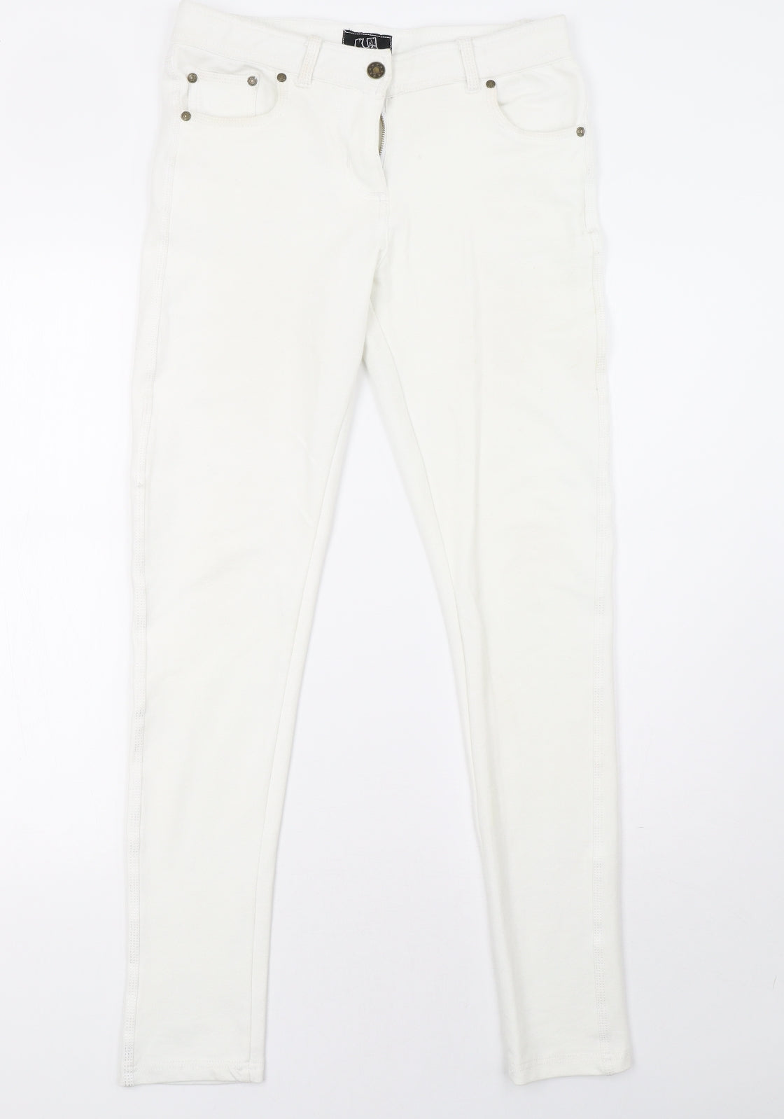urban diva Womens White   Trousers  Size M L31 in