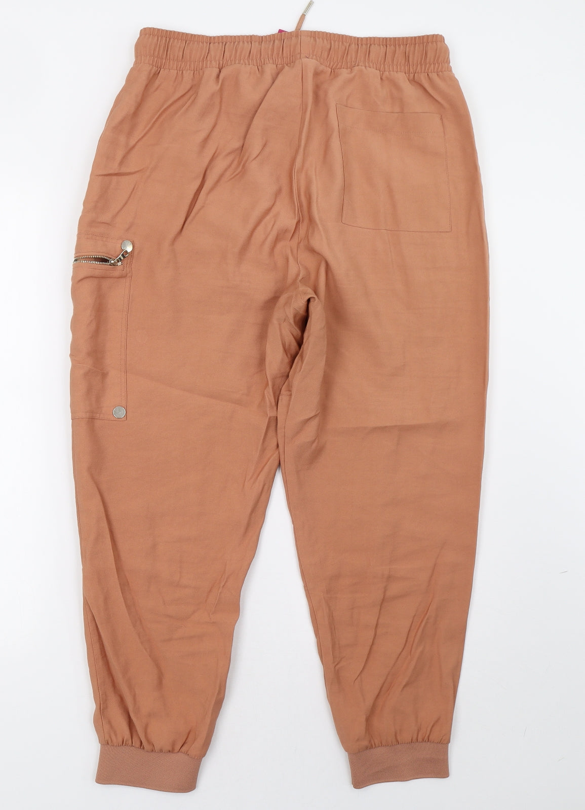 Zara Womens Brown   Cargo Trousers Size L L28 in