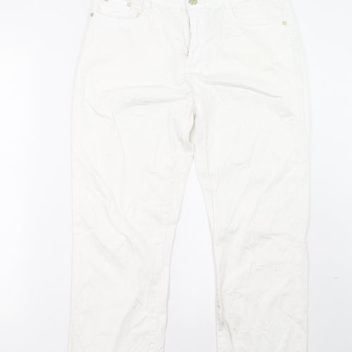 miss cherry Womens White   Trousers  Size 32 L28 in