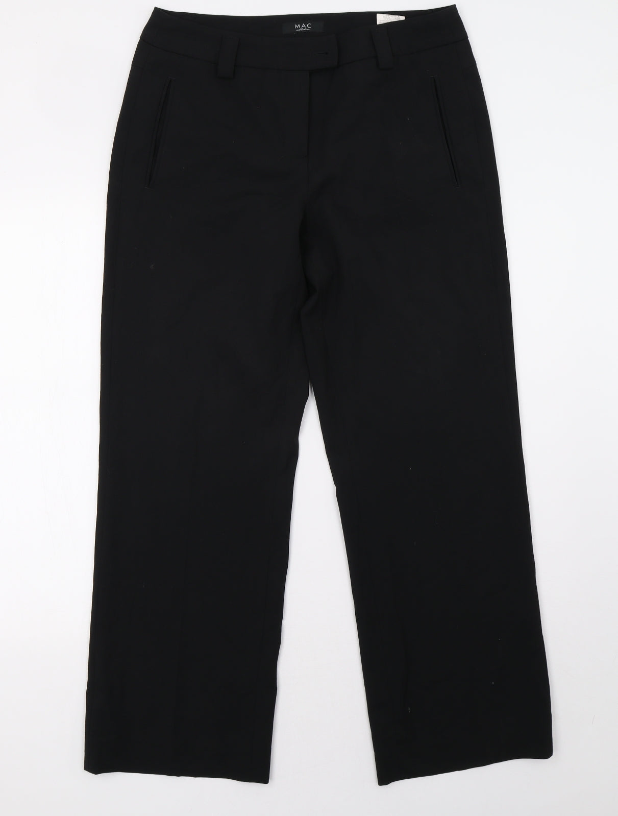 mac Womens Black   Trousers  Size 40 L30 in