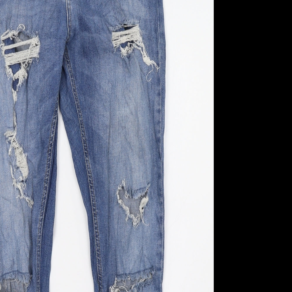 Primark Womens Blue  Denim Skinny Jeans Size 14 L31 in