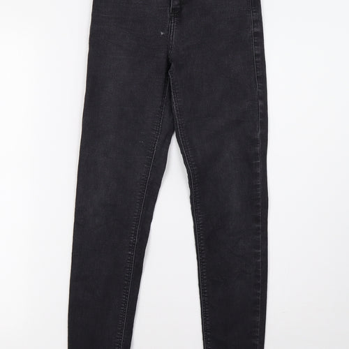 Topshop Womens Grey  Denim Skinny Jeans Size 26 L32 in