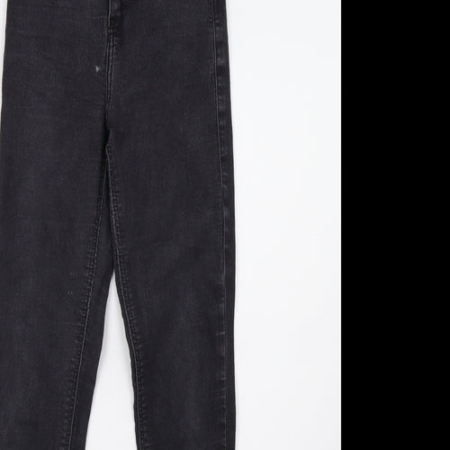 Topshop Womens Grey  Denim Skinny Jeans Size 26 L32 in