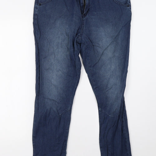 Kaffe Womens Blue   Straight Jeans Size 12 L32 in