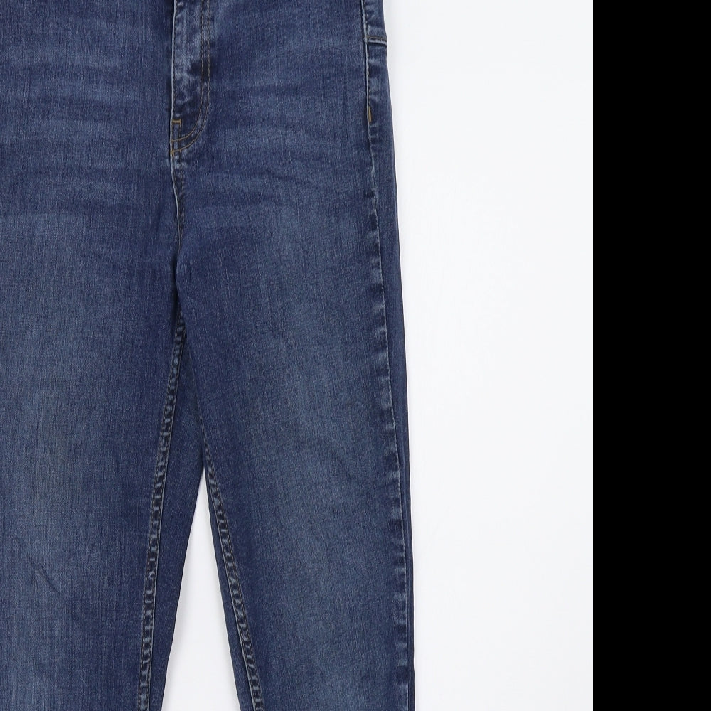 New Look Womens Blue  Denim Straight Jeans Size 10 L29 in