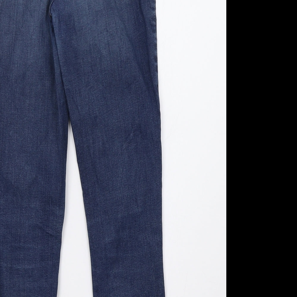 New Look Womens Blue  Denim Straight Jeans Size 10 L29 in