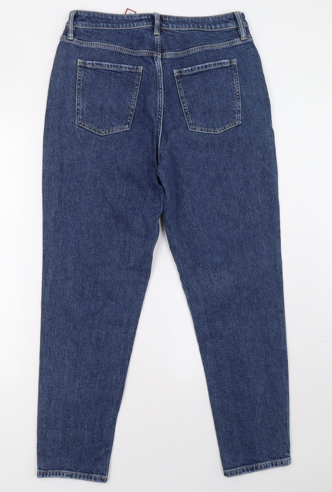 F&F Womens Blue  Denim Straight Jeans Size 12 L30 in