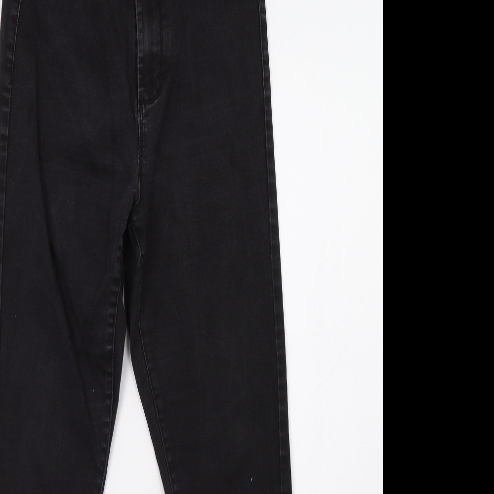 Primark Womens Black  Denim Skinny Jeans Size 14 L28 in