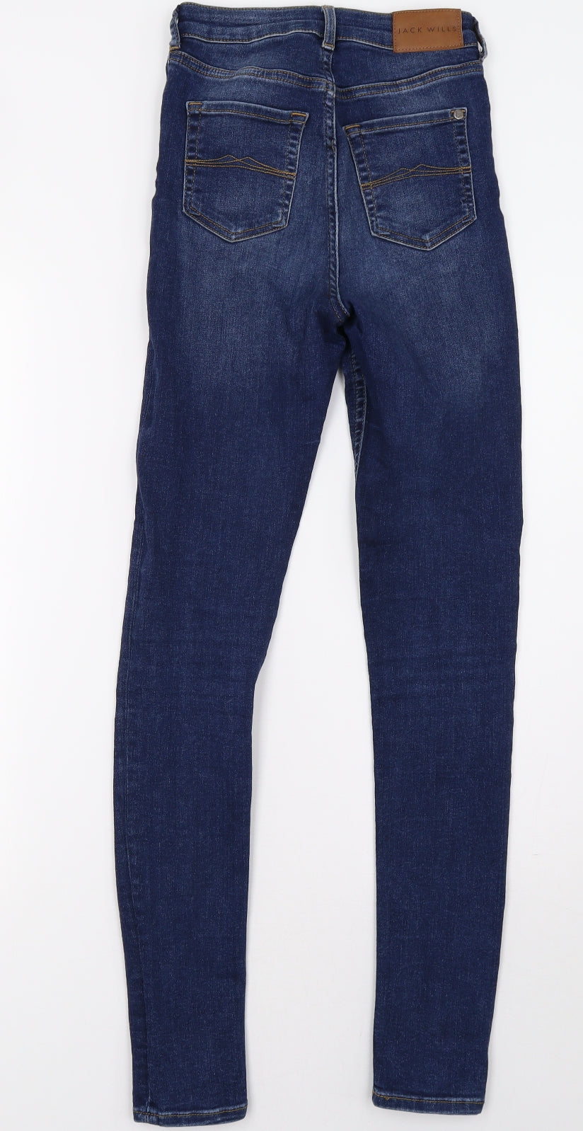 Jack Wills Womens Blue  Denim Skinny Jeans Size 25 L30 in
