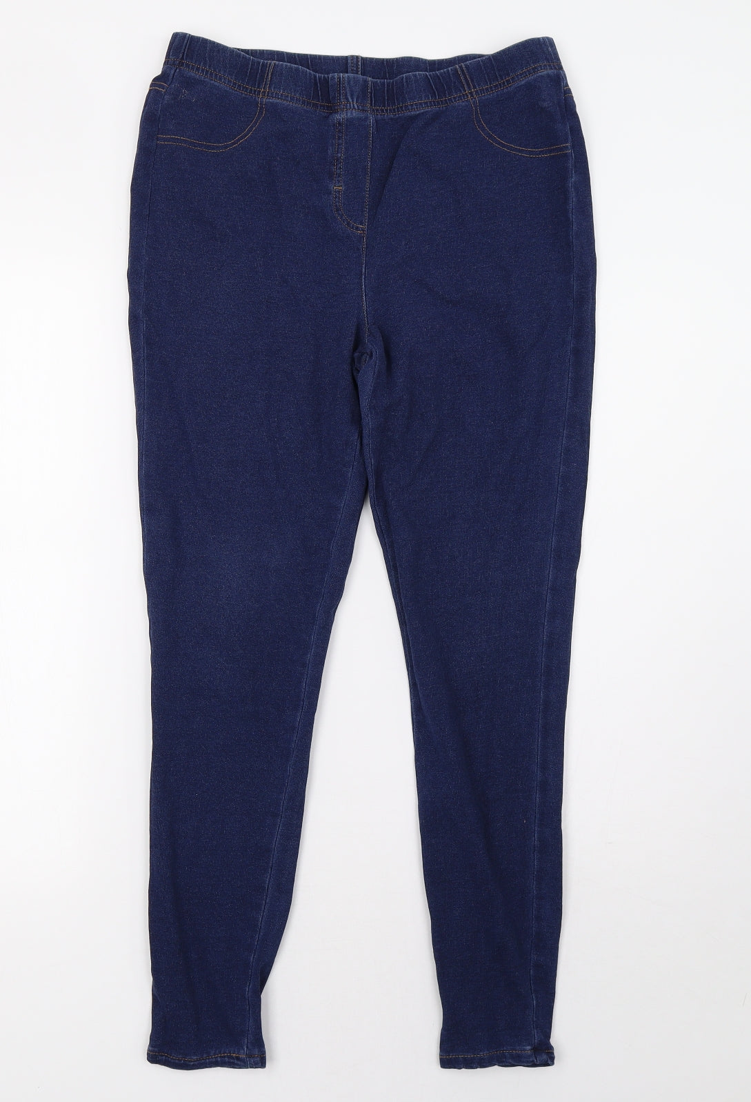 George Womens Blue   Jegging Trousers Size 12 L30 in