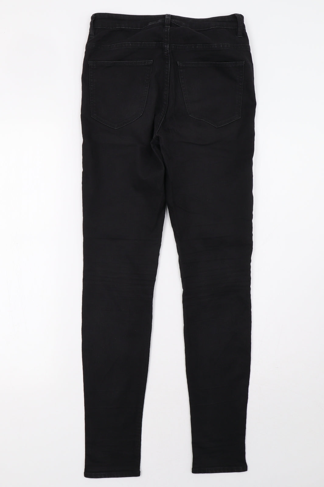 H&M Womens Black  Denim Skinny Jeans Size 10 L30 in