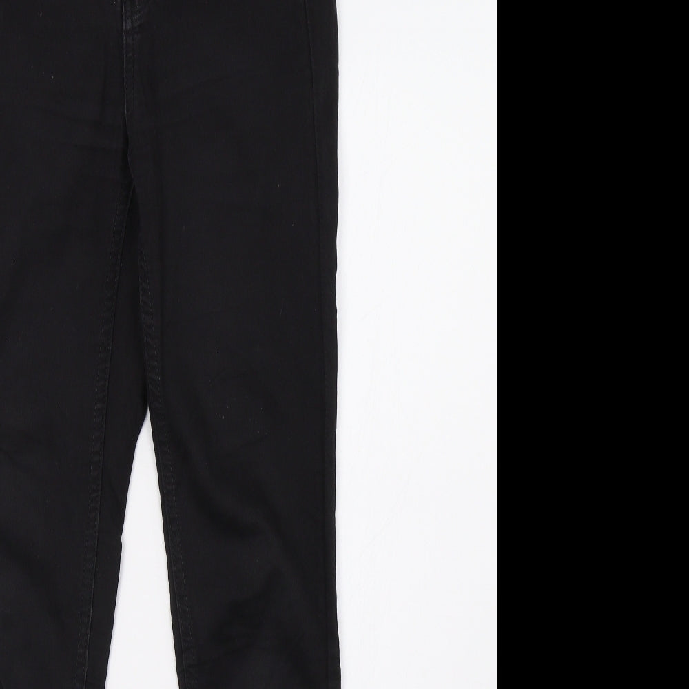 H&M Womens Black  Denim Skinny Jeans Size 10 L30 in